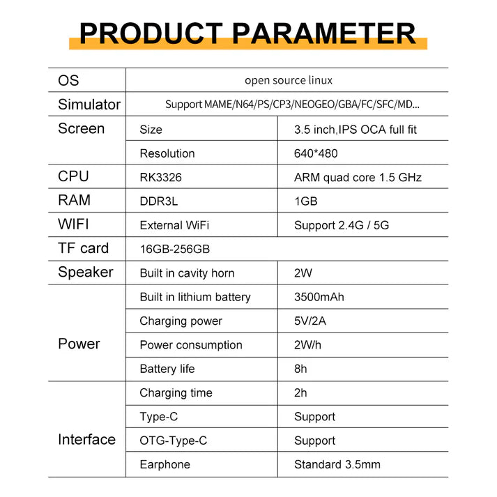 PowKiddy RGB20S retro pocket gaming game emulator device