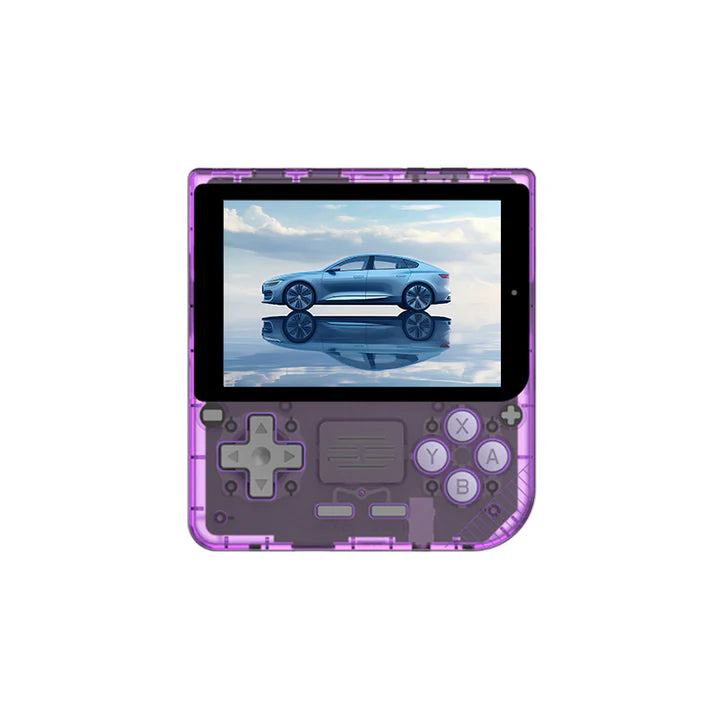PowKiddy V10 retro handheld gaming retro emulator device purple
