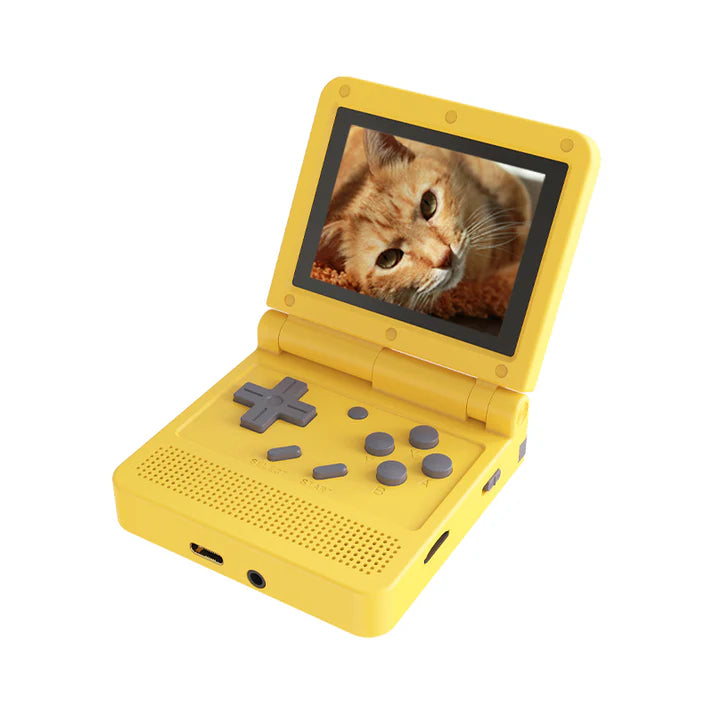 PowKiddy V90 retro pocket clamshell game gaming device emulator