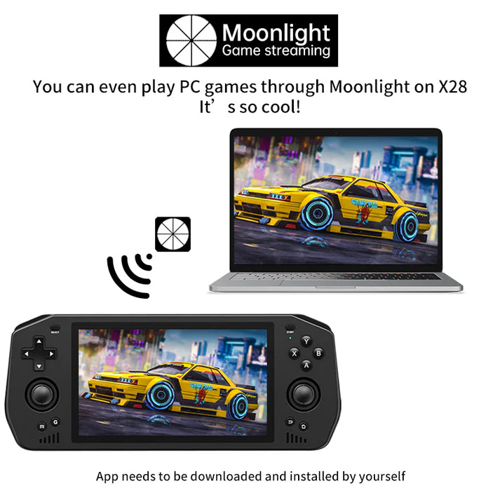 PowKiddy X28 retro handheld game gaming emulator device