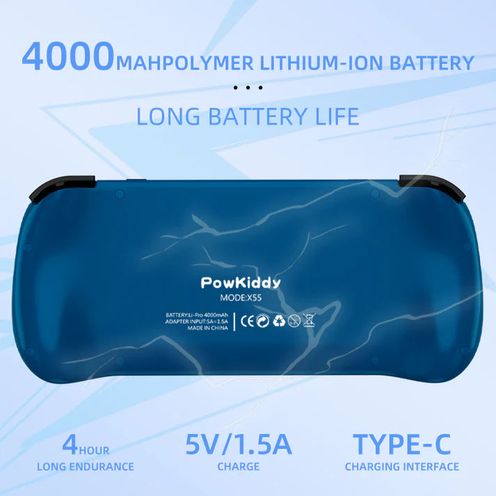 PowKiddy X55 retro handheld game gaming emulator device