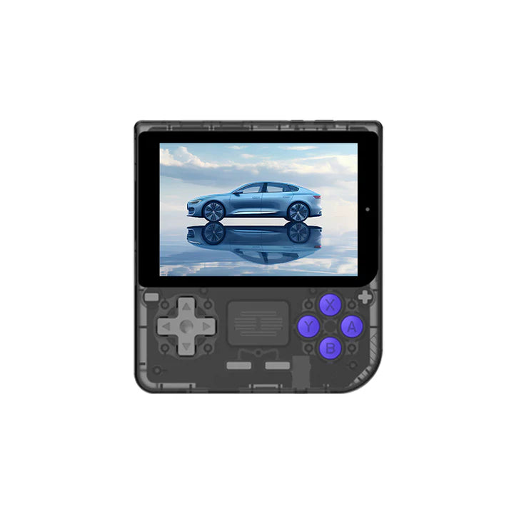 PowKiddy V10 retro handheld gaming retro emulator device black