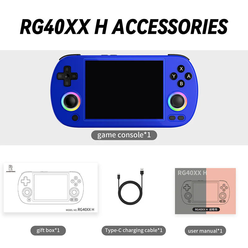 RG40XX H retro pocket handheld gaming game console emulator buy online sale accessories