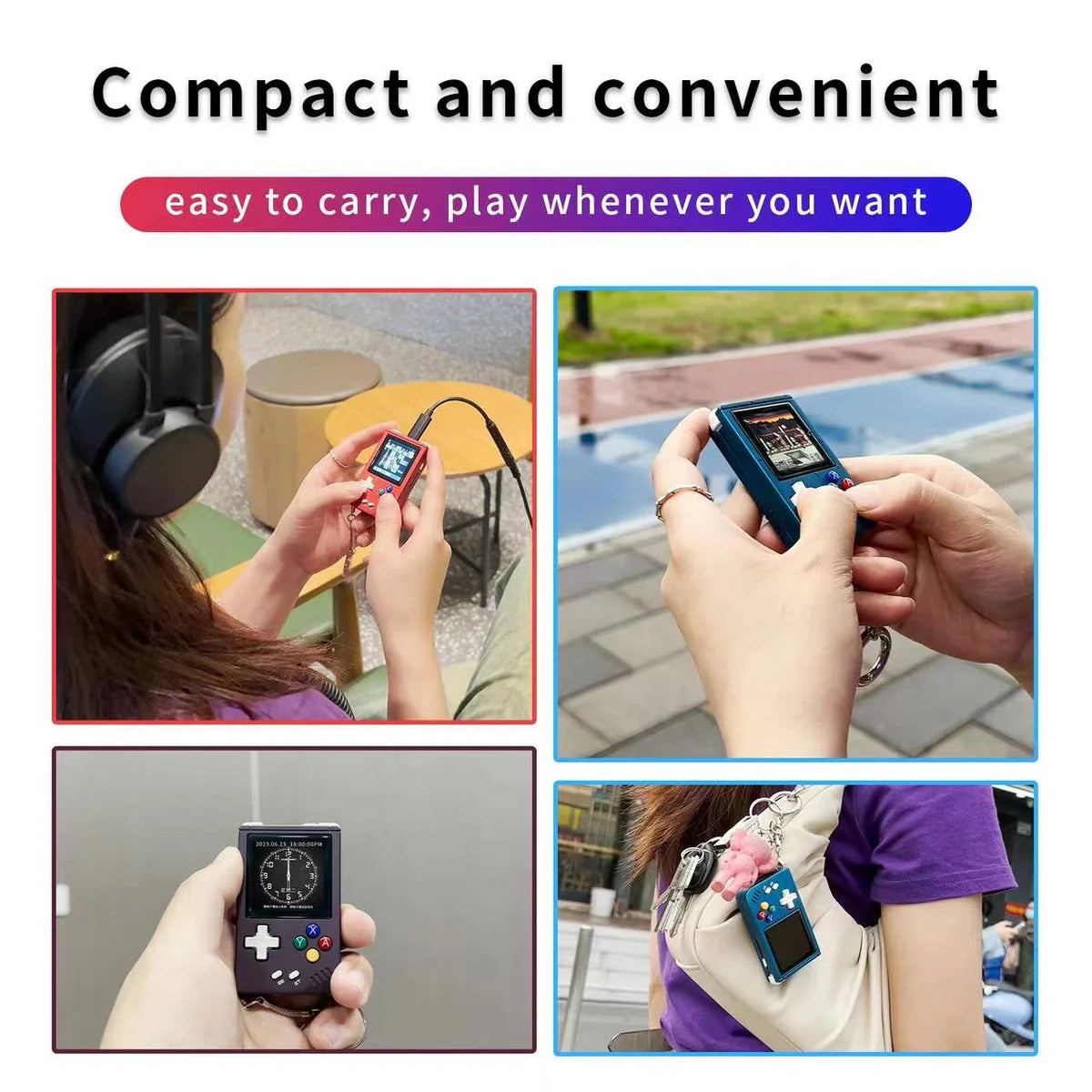 anbernic rg nano tiny pocket handheld gaming device mini